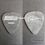 Diverse orginele band plectrums en brochures., Ophalen, Foto of Kaart