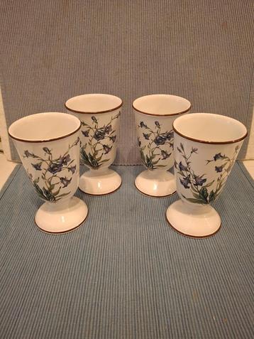 Botanica - Villeroy & Boch - 4 mooie aardewerk bekers beschikbaar voor biedingen