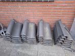 Röben Holstein plus - Kantpannen (LINKS) antraciet, Ophalen, Zo goed als nieuw, 15 m² of meer, Dakpannen
