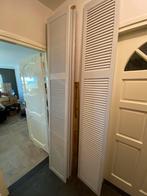 6 Houten Louvre Deurtjes - 394x2426x20mm, Ophalen, Gebruikt, Minder dan 80 cm, 215 cm of meer