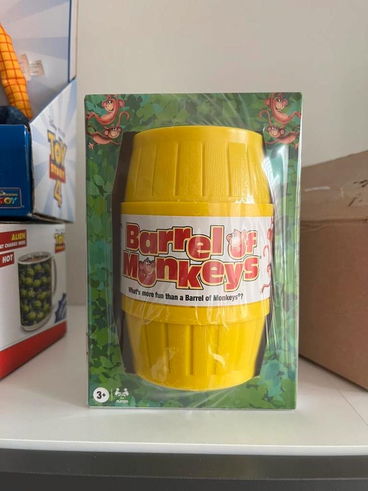 Barrel of Monkeys Hasbro Toy Story Pixar Disney, Hobby en Vrije tijd, Gezelschapsspellen | Bordspellen, Nieuw, Ophalen of Verzenden