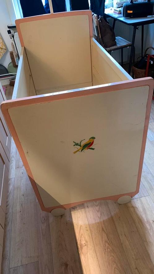 Peuterbed Retro Vintage Gratis, Kinderen en Baby's, Kinderkamer | Bedden, Gebruikt, Minder dan 140 cm, Minder dan 70 cm, Ophalen
