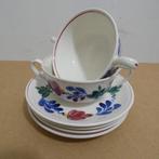 P.Regout Boerenbont - soepkommen [981], Antiek en Kunst, Antiek | Servies los, Ophalen