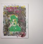 Urban Charlie Chaplin op canvas., Antiek en Kunst, Ophalen of Verzenden