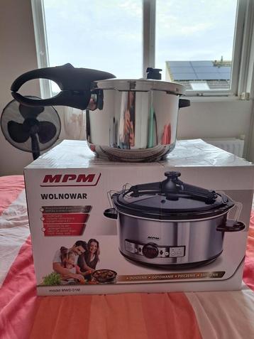 GLOEDNIEUWE Snelkookpan Duero & Slowcooker MPM beschikbaar voor biedingen