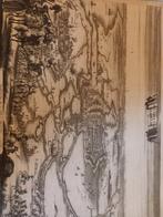 Oude Gravure Beleg van Alkmaar, Antiek en Kunst, Kunst | Etsen en Gravures, Ophalen of Verzenden