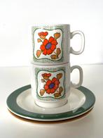 2 espressokopjes vintage! In retro stijl, Gebruikt, Ophalen of Verzenden, Overige stijlen, Kop(pen) en/of Schotel(s)