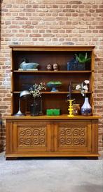 Mooi retro vintage boekenkast dressoir kast !, Ophalen, 100 tot 150 cm, Zo goed als nieuw, Minder dan 100 cm