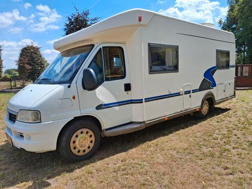 Fiat ducato 2006 enkele bedden airco woongedeelte, Caravans en Kamperen, Campers, Bedrijf, Half-integraal, Ophalen