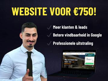 Website voor ondernemers €750 (8+ jaar ervaring)  beschikbaar voor biedingen