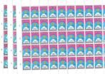 Mrt no 802-04 in vel van 50 zegels 1x gevouwen, Postzegels en Munten, Postzegels | Volle albums en Verzamelingen, Nederland en Buitenland