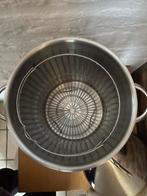 Aspergesoep pan met mand, Ophalen of Verzenden, Zo goed als nieuw