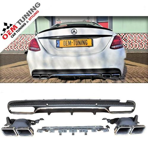 MERCEDES-BENZ C-Klasse W205 C63 AMG LOOK DIFFUSER | 14-18, Auto diversen, Tuning en Styling, Ophalen of Verzenden