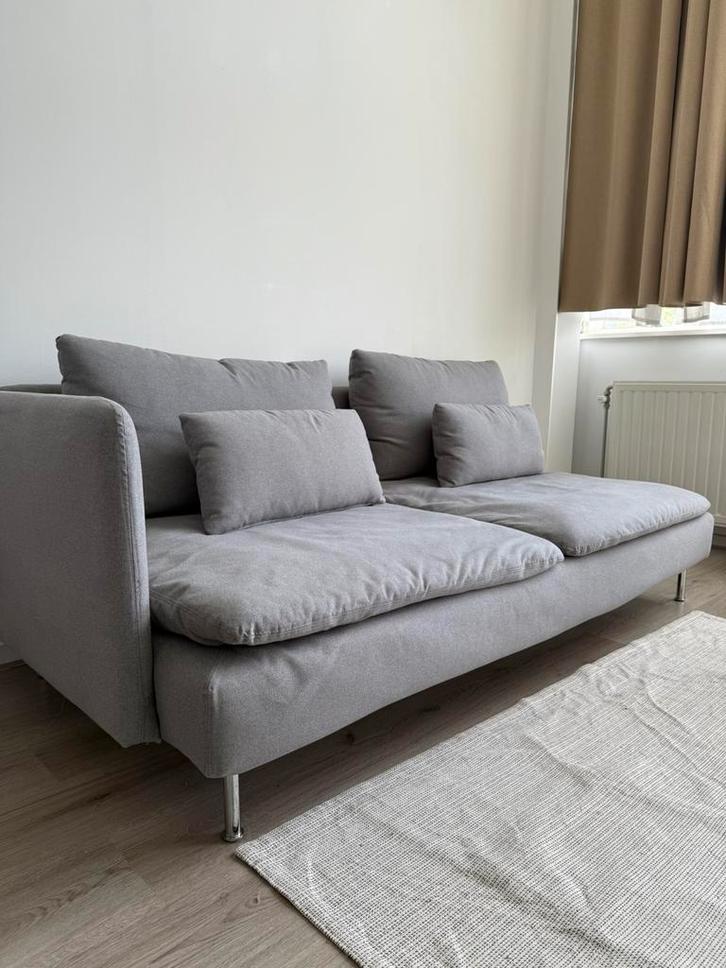 Ikea Soderhamn 3-zits bank met armleuning, Huis en Inrichting, Banken | Sofa's en Chaises Longues, Zo goed als nieuw, Tweepersoons