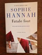 Fatale fout - Sophie Hannah / inclusief verzendkosten, Boeken, Ophalen of Verzenden, Nieuw