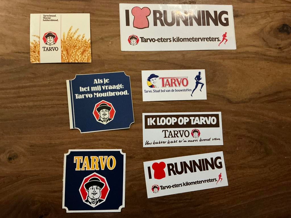 Stickers tarvo, Ophalen of Verzenden
