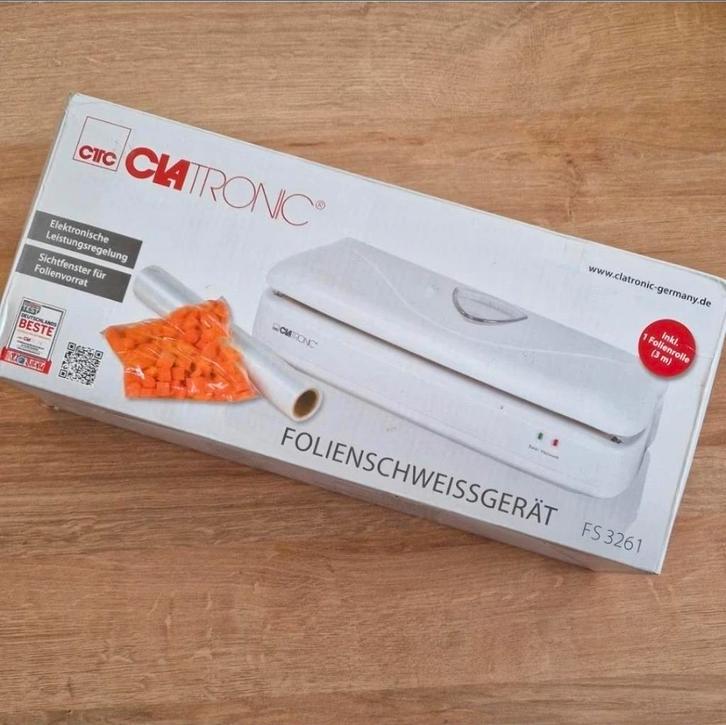 Clatronic Vacuüm Sealer Folie Sealer, Witgoed en Apparatuur, Overige Witgoed en Apparatuur, Nieuw, Ophalen of Verzenden