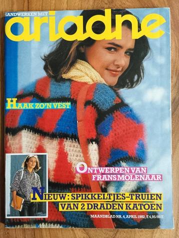 Ariadne handwerken april 1982 ontwerpen van Frans Molenaar beschikbaar voor biedingen