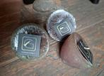 Drie drijfkaarsen van Gommaire floating eggs moss green., Overige materialen, Nieuw, Ophalen of Verzenden, Minder dan 25 cm