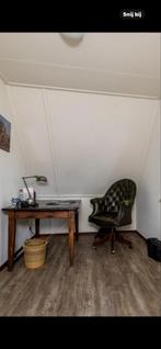 Prachtige boedel: Chesterfield bureaustoel, Leren Fauteuils., Ophalen