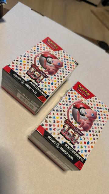 Pokemon 151 booster bundle 2x beschikbaar voor biedingen