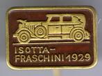 Isotta Fraschini 1929 bruin op koper auto speldje ( B_172 ), Verzenden, Zo goed als nieuw, Transport, Speldje of Pin