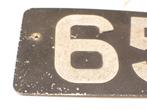 Nummerplaat 37262, Ophalen of Verzenden, Gebruikt