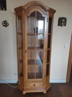 houten mooie vitrine kast, Ophalen, 50 tot 100 cm, 150 tot 200 cm, 25 tot 50 cm