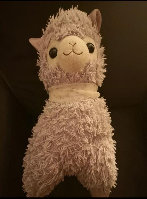 40cm Knuffel plush lila alpaca alpacasso Japan import amuse, Kinderen en Baby's, Speelgoed | Knuffels en Pluche, Gebruikt, Overige typen