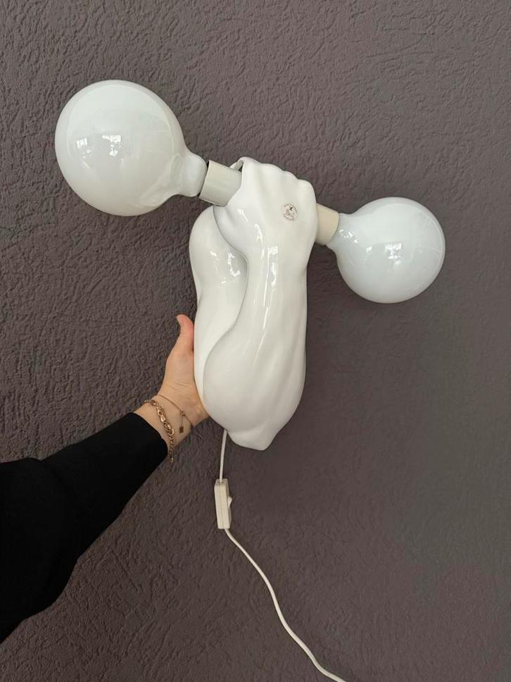 J.C. Peiré V.L. Ceramics Lamp, Huis en Inrichting, Lampen | Hanglampen, Zo goed als nieuw, Minder dan 50 cm, Overige materialen