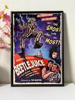 Beetlejuice’ Film Movie Poster Ingelijst, Rechthoekig Staand, Verzenden, Zo goed als nieuw, A1 t/m A3