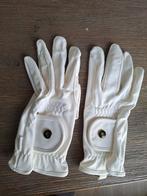 Witte rijhandschoenen BR 8,5, Dressuur, Overige typen, Ophalen of Verzenden, Zo goed als nieuw