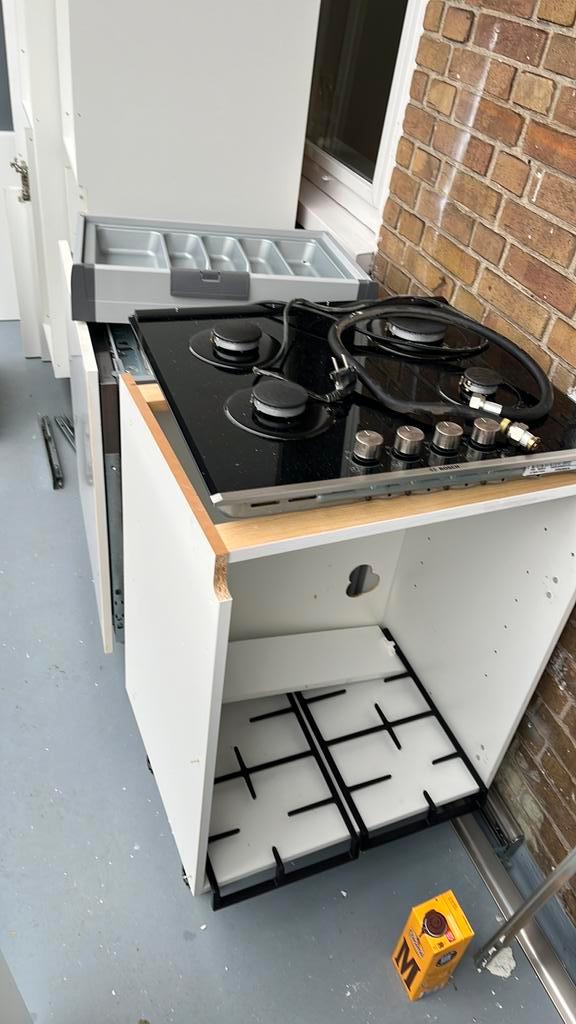 (Gehele) inbouw keuken, Huis en Inrichting, Keuken | Complete keukens, Gebruikt, Wit, Ophalen