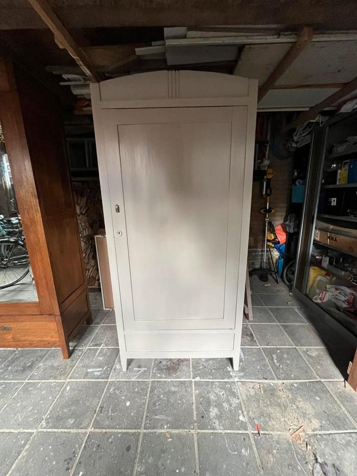 Mooie eendeurskast gerestyled izgst, Huis en Inrichting, Kasten | Kledingkasten, Zo goed als nieuw, 150 tot 200 cm, 100 tot 150 cm