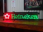 Heineken Bier Neon Lichtreclame, Verzamelen, Biermerken, Ophalen, Gebruikt, Reclamebord, Plaat of Schild, Heineken