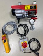 Electrische takel 125/250kg met hoofdschakelaar HBM, Ophalen of Verzenden, Zo goed als nieuw, Elektrisch