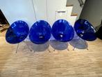 4x Stoel Ero|S| van Philippe Starck voor Kartell, Huis en Inrichting, Stoelen, Blauw, Metaal, Vier, Gebruikt