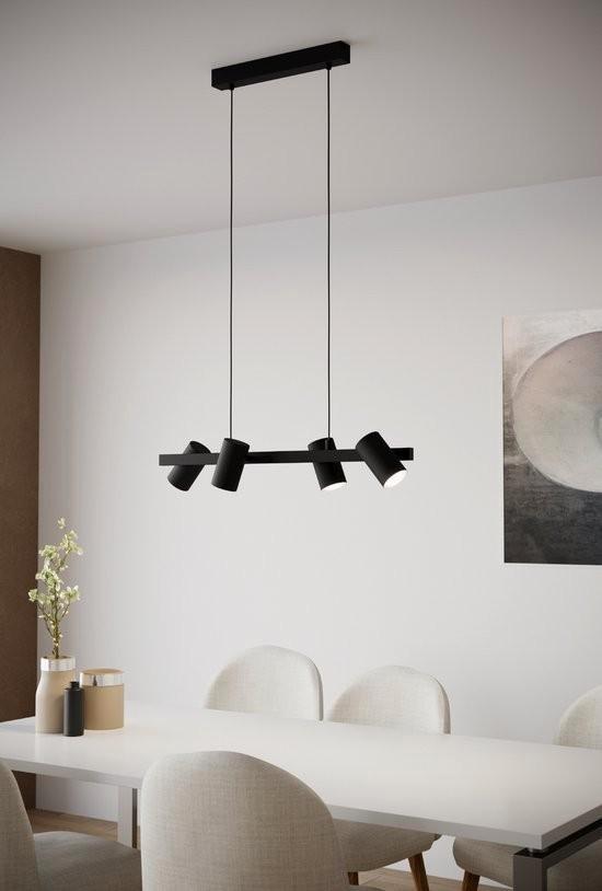 Nieuw. EGLO Gatuela 1 Hanglamp - E14 - 76 cm - Zwart, Huis en Inrichting, Lampen | Hanglampen, Nieuw, 75 cm of meer, Ophalen of Verzenden