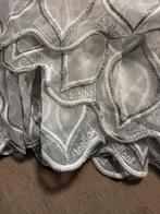 gordijn met zilveren details 20 meter, Ophalen of Verzenden, Nieuw