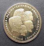twee gouden penningen Willem Alexander 14 karaat goud, Ophalen of Verzenden, Goud, Nederland