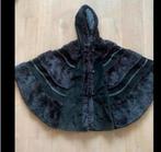 Cape kippie one size suede, Zwart, Ophalen of Verzenden, Zo goed als nieuw, Maat 42/44 (L)