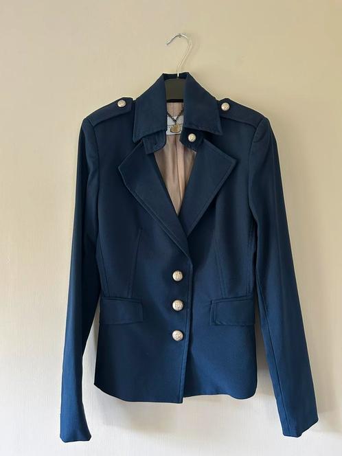 Blauw marine stijl blazer maat XS, Kleding | Dames, Jasjes, Kostuums en Pakken, Zo goed als nieuw, Jasje, Maat 34 (XS) of kleiner