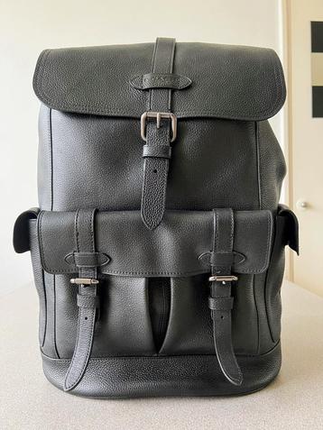 Coach Hudson black peddled leather backpack beschikbaar voor biedingen