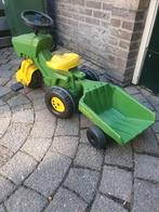 Tractor met aanhanger, Kinderen en Baby's, Speelgoed | Buiten | Skelters, Ophalen, Gebruikt, Overige merken