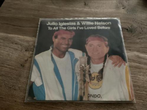 Julio Iglesias&Willie Nelson, To all the girls I’ve loved, Cd's en Dvd's, Vinyl Singles, Single, 7 inch, Ophalen of Verzenden