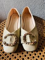 Nieuw! Super leuke licht gele vegan ballerina’s, goud 41, Sandiex, Geel, Nieuw, Ballerina's