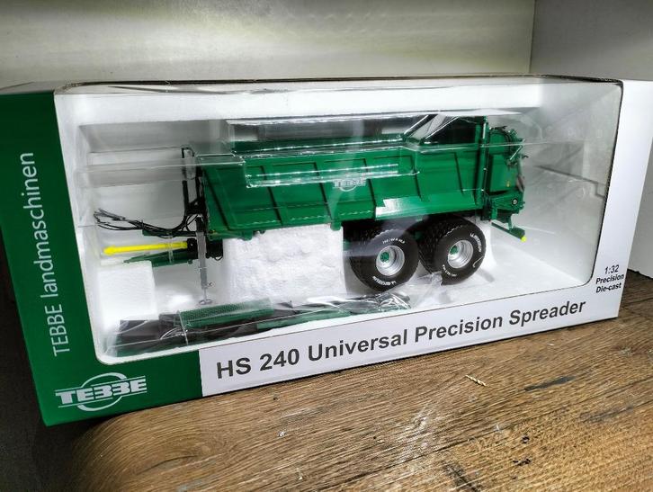 Te koop Tebbe HS 240 tandemasser mestverspreider Aanbieiding, Hobby en Vrije tijd, Modelauto's | 1:32, Nieuw, Tractor of Landbouw