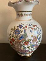 Chinoiserie Vaas CS Presenta Ltd Griekenland Pauwen Bloemen, Ophalen of Verzenden