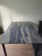 Uniek en puntgave tafel van marmer, Huis en Inrichting, Ophalen, 50 tot 100 cm, Zo goed als nieuw, 150 tot 200 cm