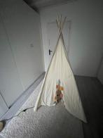 Tipi tent beige met gekleurde frummels, Ophalen, Gebruikt